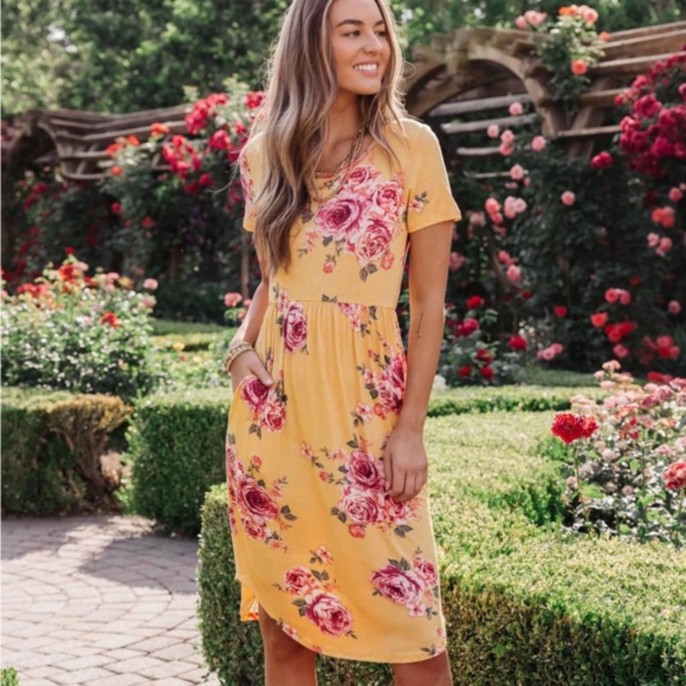 CLAIR DRESS IN YELLOW